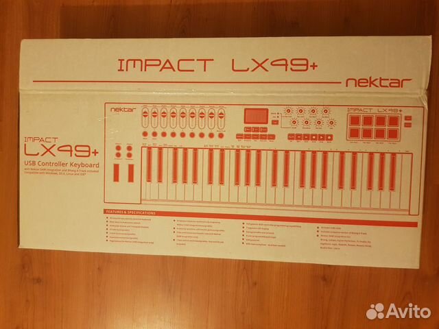 Midi клавиатура Nektar impact lx 49+ Midi клавиатура Nektar impact lx 49+