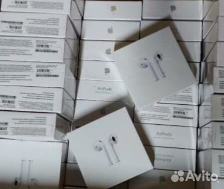 AirPods 2 копия 1:1 Новые + чехол в подарок