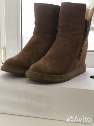 Полусапожки aldo 39 р-р натуральная замша