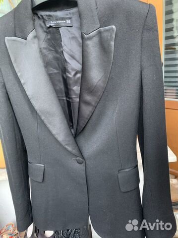 Пиджак с лацканами zara