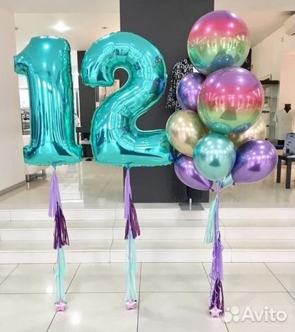 Шары с гелием на 12 лет Шары с гелием на 12 лет