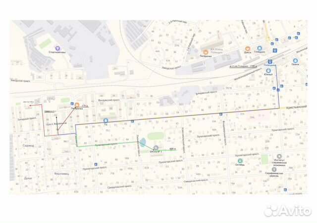 2-к квартира, 54 м², 1/4 эт. 2-к квартира, 54 м², 1/4 эт.