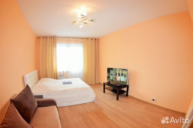 

1-к. квартира, 44 м², 2 кровати