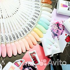 Гель лак в ассортименте проф для маникюра