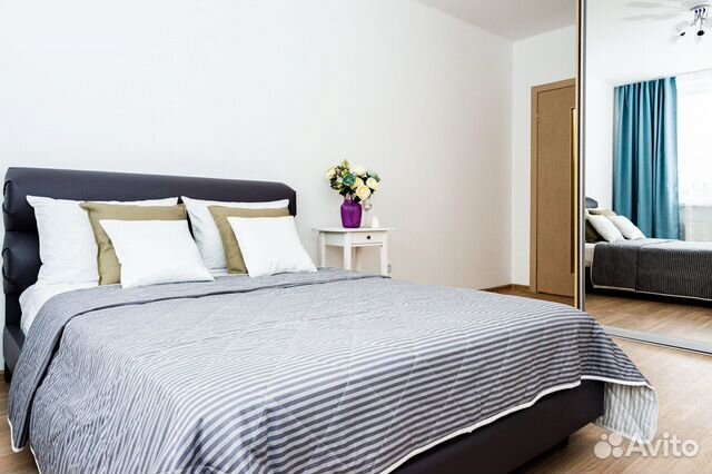 

1-к. квартира, 44 м², 2 кровати