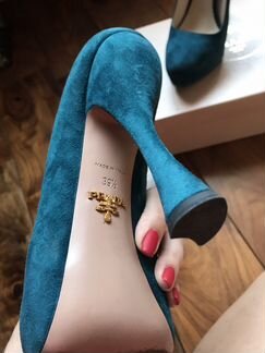 Замшевые туфли Prada оригинал
