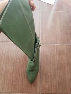 Сапоги кожаные