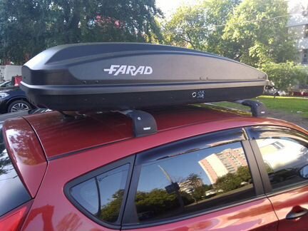 Автобокс farad crub №18 чёрный 180х78х40