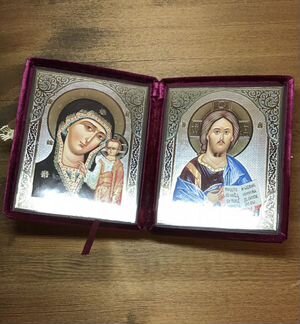 Икона Богородица Казанская, Господь Вседержитель