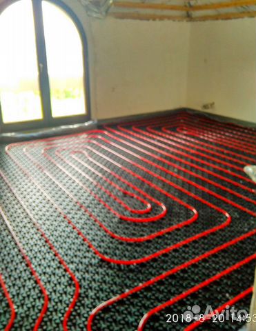 Монтаж систем отопления водяного теплого пола