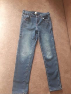 Джинсы утепленные. Рост 140 см