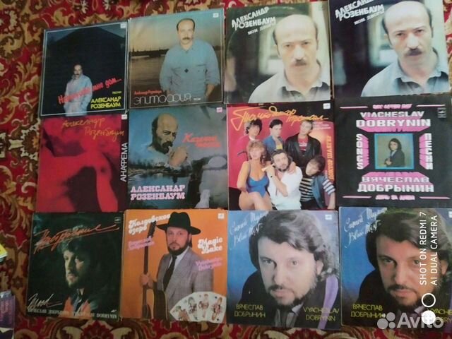 Пластинки. А. Розенбаум. В. Добрынин. Идеальные