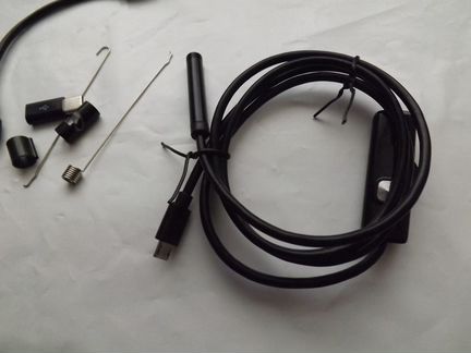 Камера эндоскоп с подсветкой и насадками