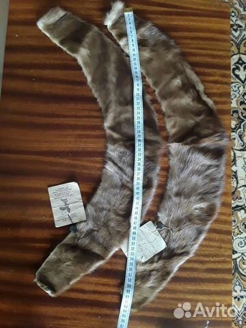 Воротник из меха норки