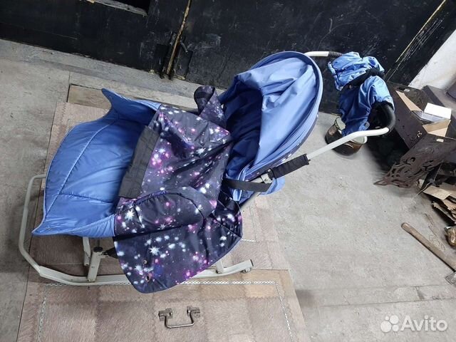 Зимняя детская коляска