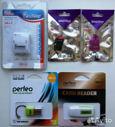 Картридер для MicroSD SD MS M2