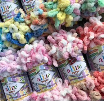 Упаковка Alize Puffy Color и Puffy Fine Color