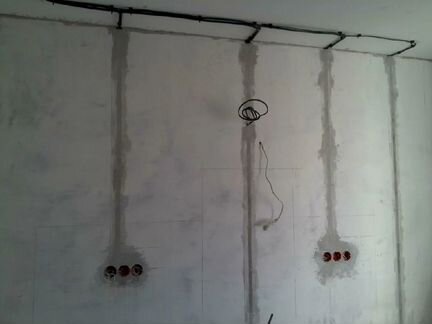 Услуги Электрика штрабление