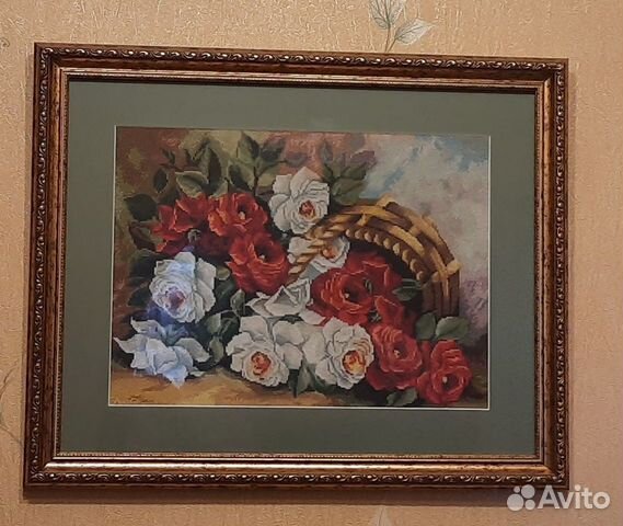 Картина вышитая крестом