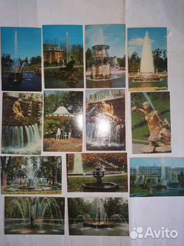 Открытки СССР. Петродворец 1972г