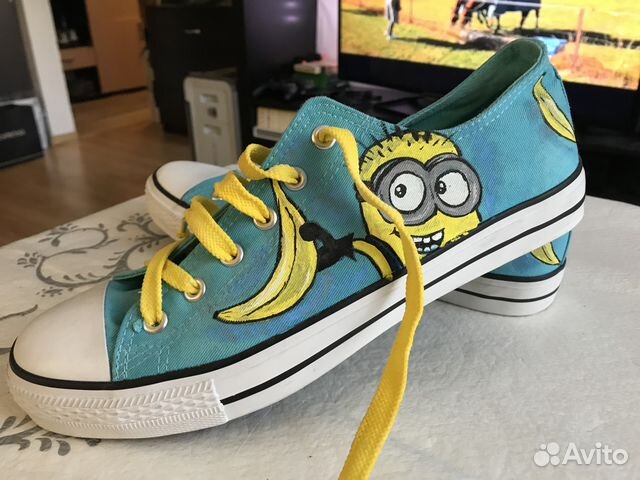 Новые Женские кеды, 41 размер, ручная роспись