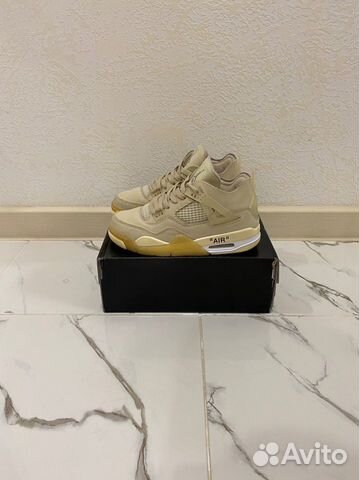 Off-White x Air Jordan 4 Sail