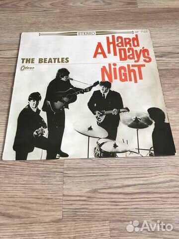 THE beatles A Hard Day's Nights 1st press japan NM