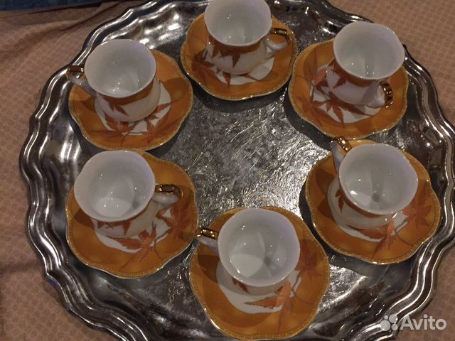 Кофейный сервиз новый времен СССР Японский стиль