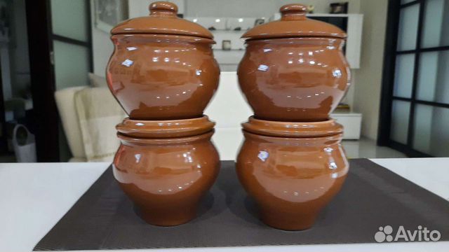 Горшок керамический для запекания времен СССР