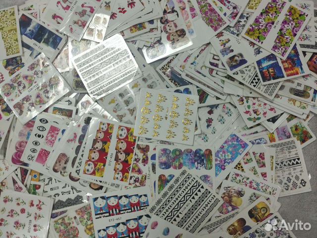 Наклейки водные