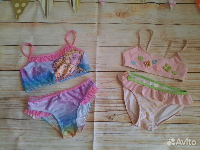 Купальники на 4-8 лет
