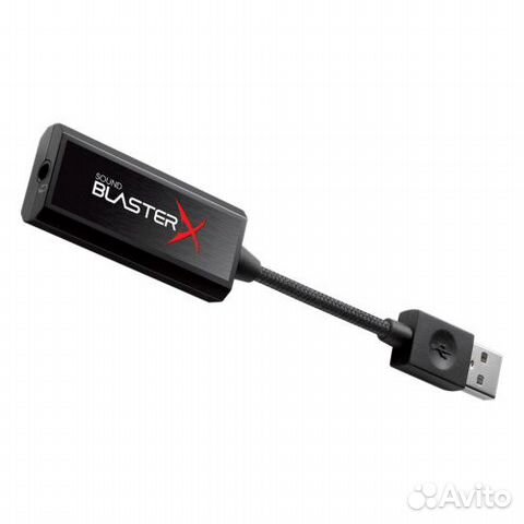 Внешняя звуковая карта creative sound blasterx g1