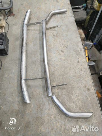 Защита бампера Toyota Land Cruiser Prado