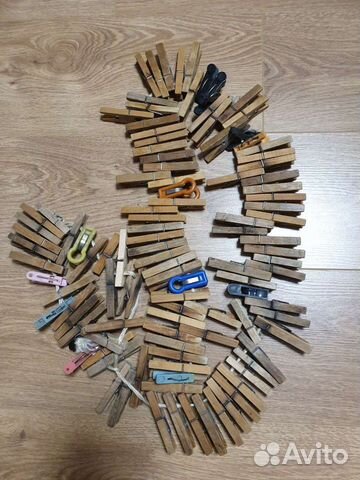 Прищепки деревянные для белья СССР