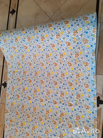 Ткань фланель детская в рулоне, пелëнки. Остаток