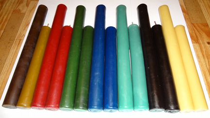 Свечи восковые большие от производителя