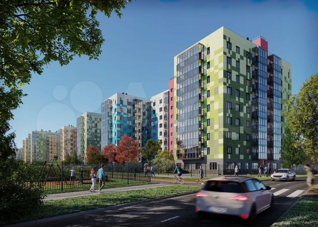 2-к. квартира, 52,6 м², 6/9 эт.