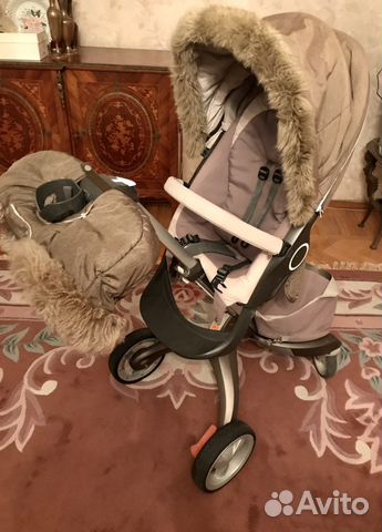 Коляска Stokke xplory 2в 1+зимний и летний кит