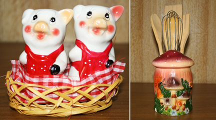 Набор для специй и набор кухонных принадлежностей