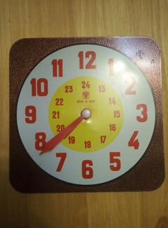 Часы детские игрушка винтаж СССР