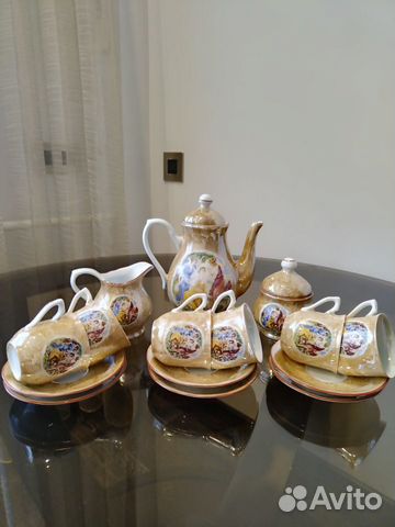 Кофейный сервиз Мадонна.Перламутр.Польша