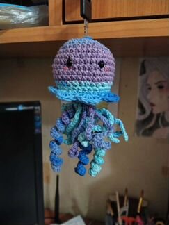 Амигуруми Вязанные игрушки ручной работы медуза