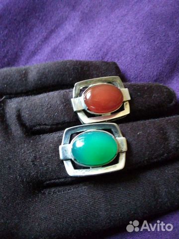 Серебряное кольцо с натуральным камнем