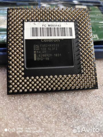 Процессор Intel Celeron x533
