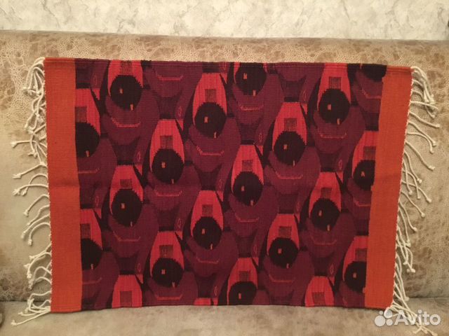 Коврик шерстяной, натуральный, новый