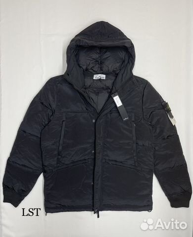 Stone island (куртка + зип худи) черный (M,L)