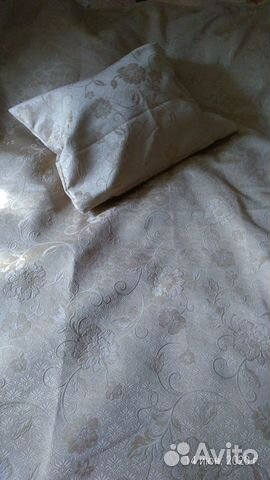 Комплект- покрывало и наволочка из шинила