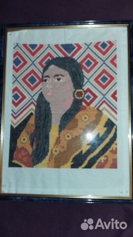 Картина вышитая крестом