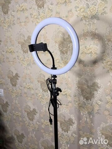 Кольцевая лампа 26см новая
