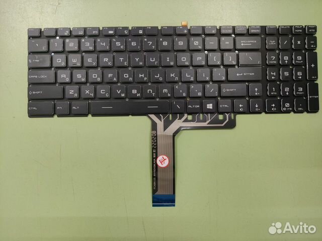 Клавиатура для MSI GE62 GP72 GE72 с подсветкой